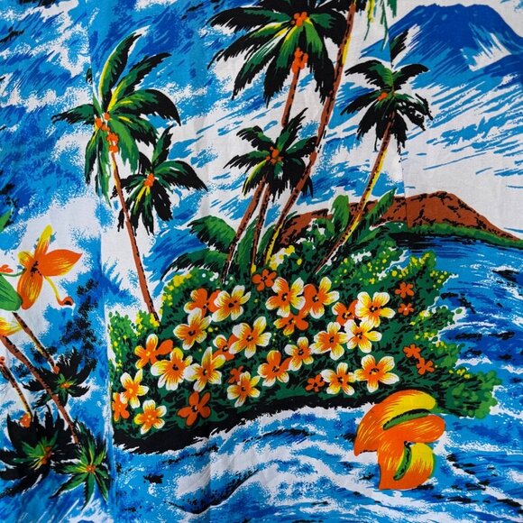 Royal Hawaiian Dress sz M - Picture 2 of 3